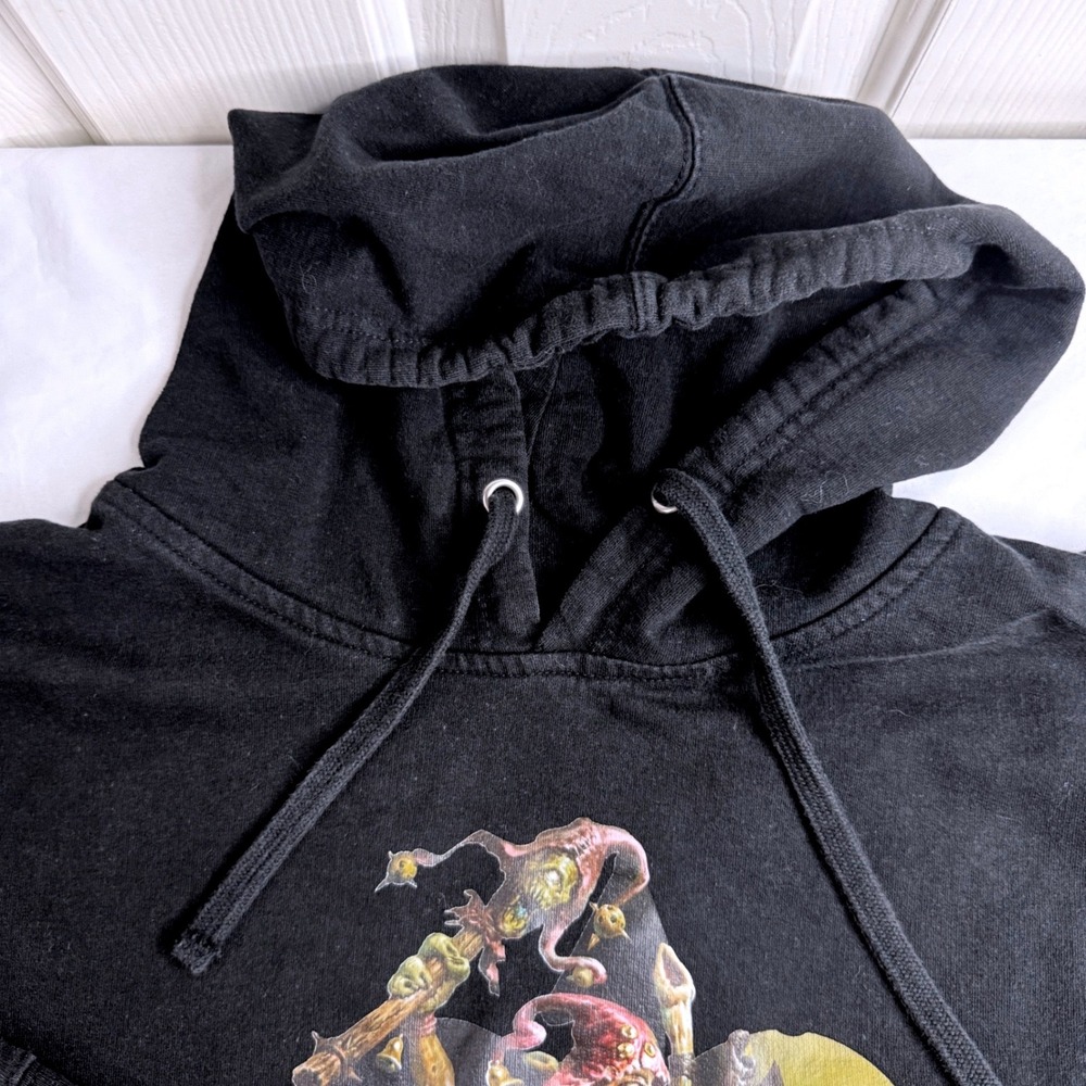 Warhammer Nurgle Sloppity Bilepiper Black Graphic Hoodie Mens XL Games Workshop - Picture 4 of 9